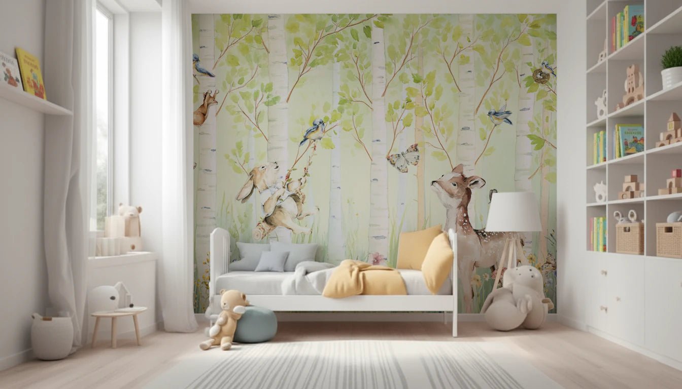 Birchwood Forest Friends Tales Wall Mural