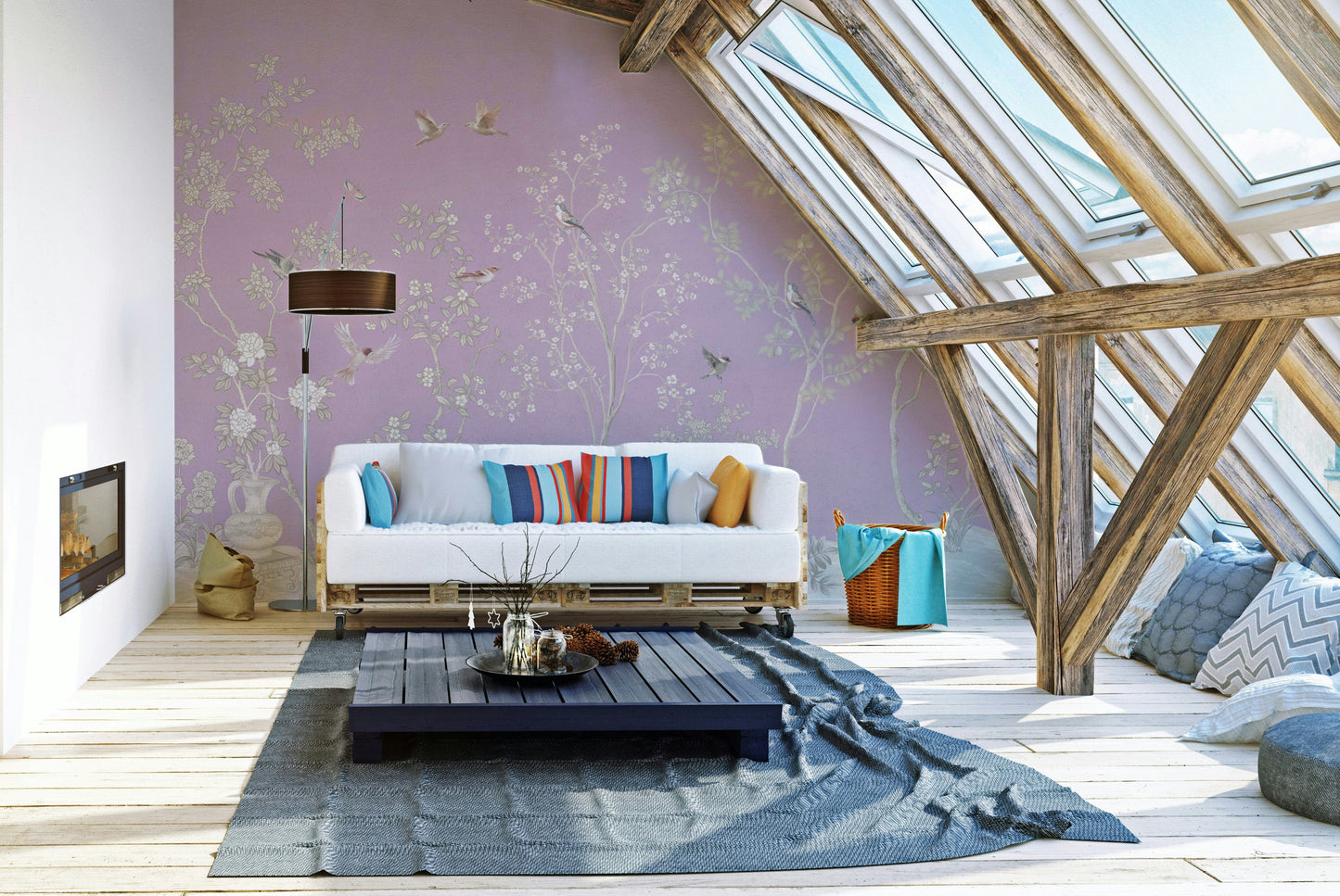 The design feels graceful and peaceful.

