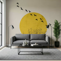 Birds at Sunrise Wall Mural