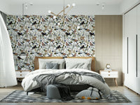 Designer Winter Berries Watercolor covering for room update, artistic quality.