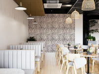 Black and White Boho Zebra Wallpaper⁠