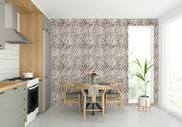 Black and White Boho Zebra Wallpaper⁠