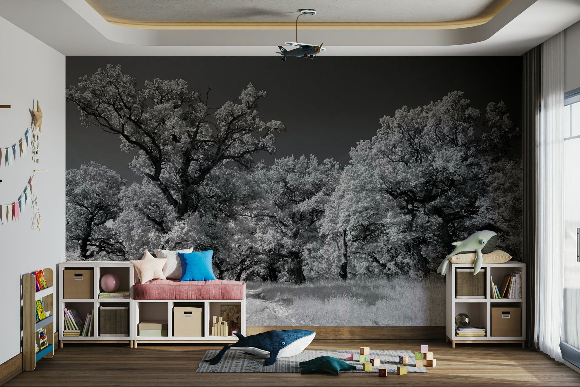 Timeless tree photography wall mural
