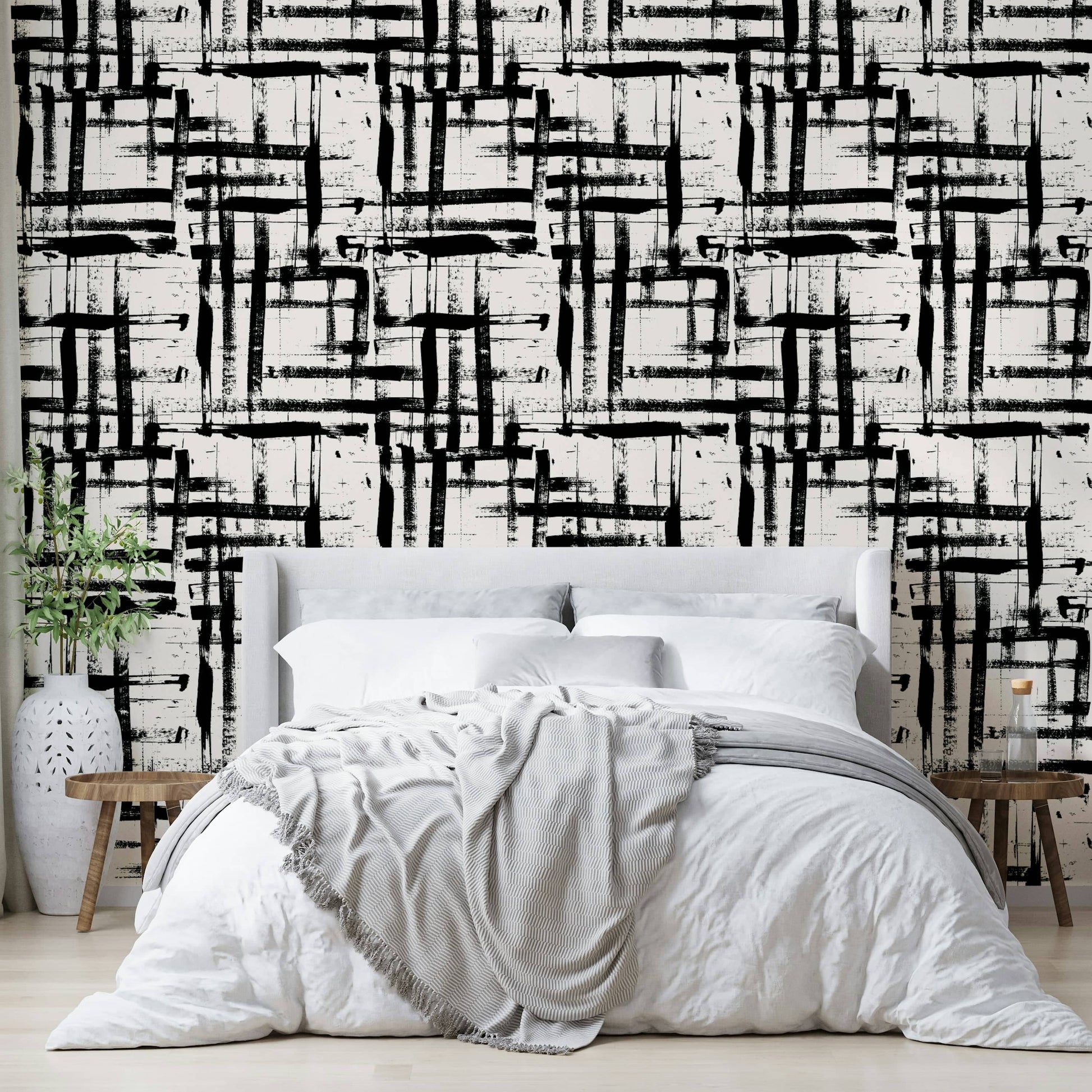 Wallpaper with a unique, artistic design

