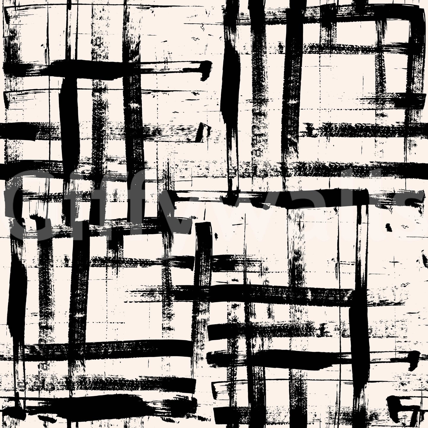 A seamless pattern of brush strokes on a wall

