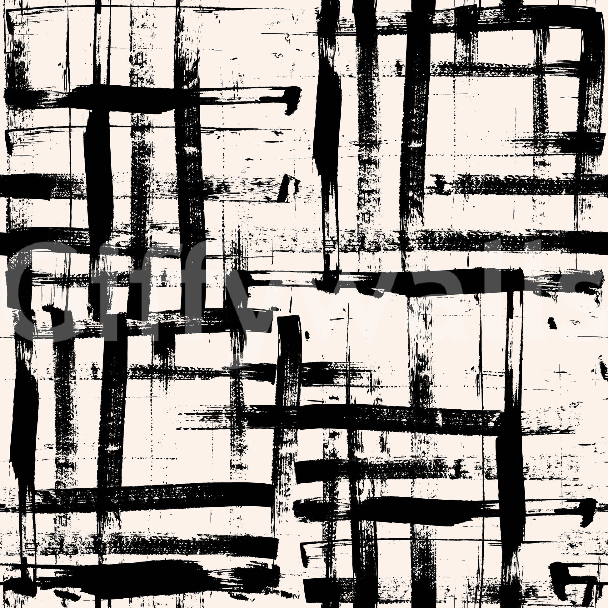 A seamless pattern of brush strokes on a wall

