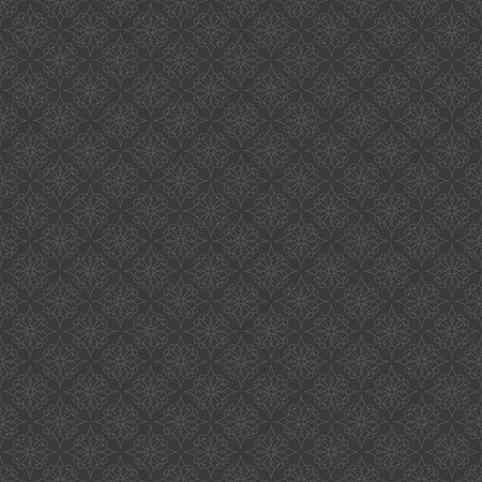 Black Luxury Damask Wallpaper for Walls