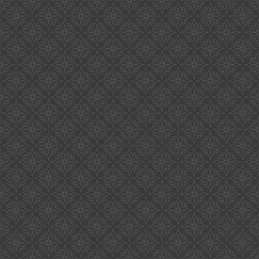 Black Luxury Damask Wallpaper for Walls