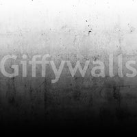 Grey to black gradient mural

