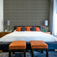 Modern decor wallpaper with black stripe lines

