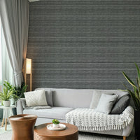 Modern wallpaper with bold black stripes

