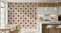 Bold square and rectangle blocks in bright, festive colors.