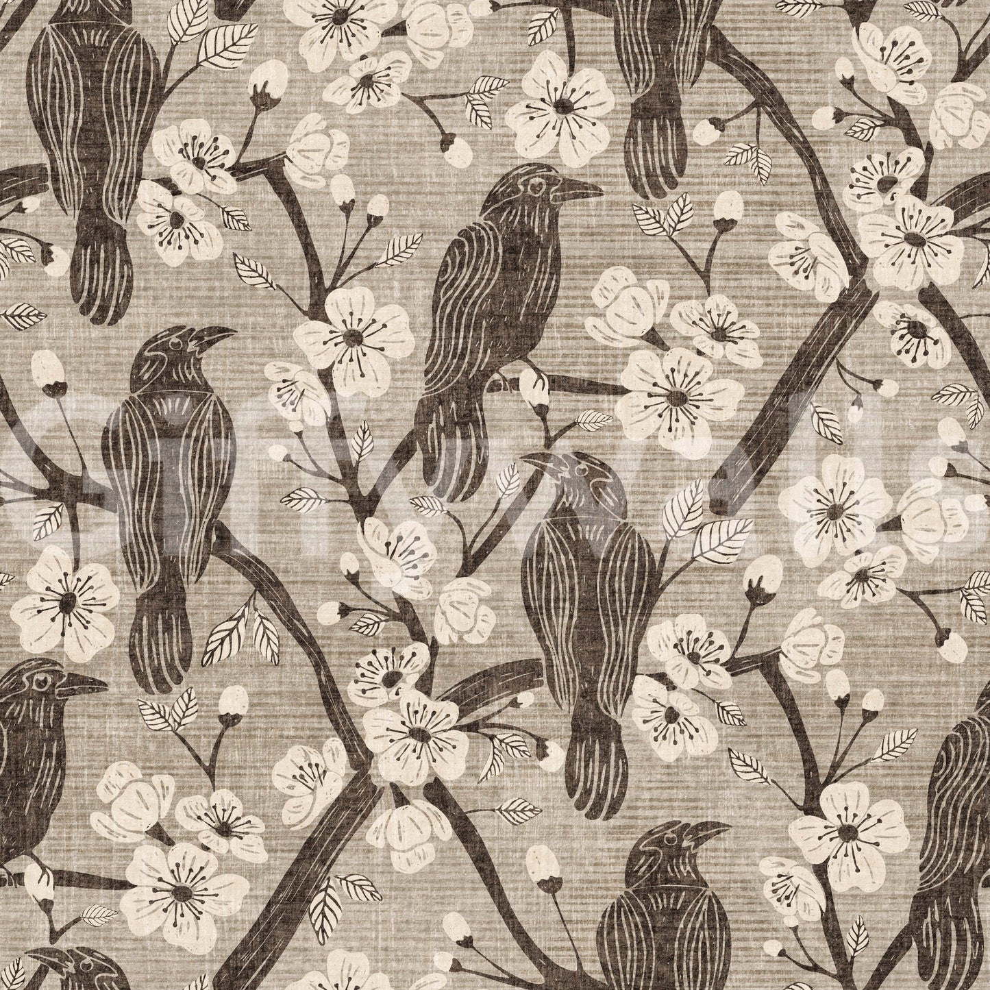 Bloom & Crows classic wallpaper