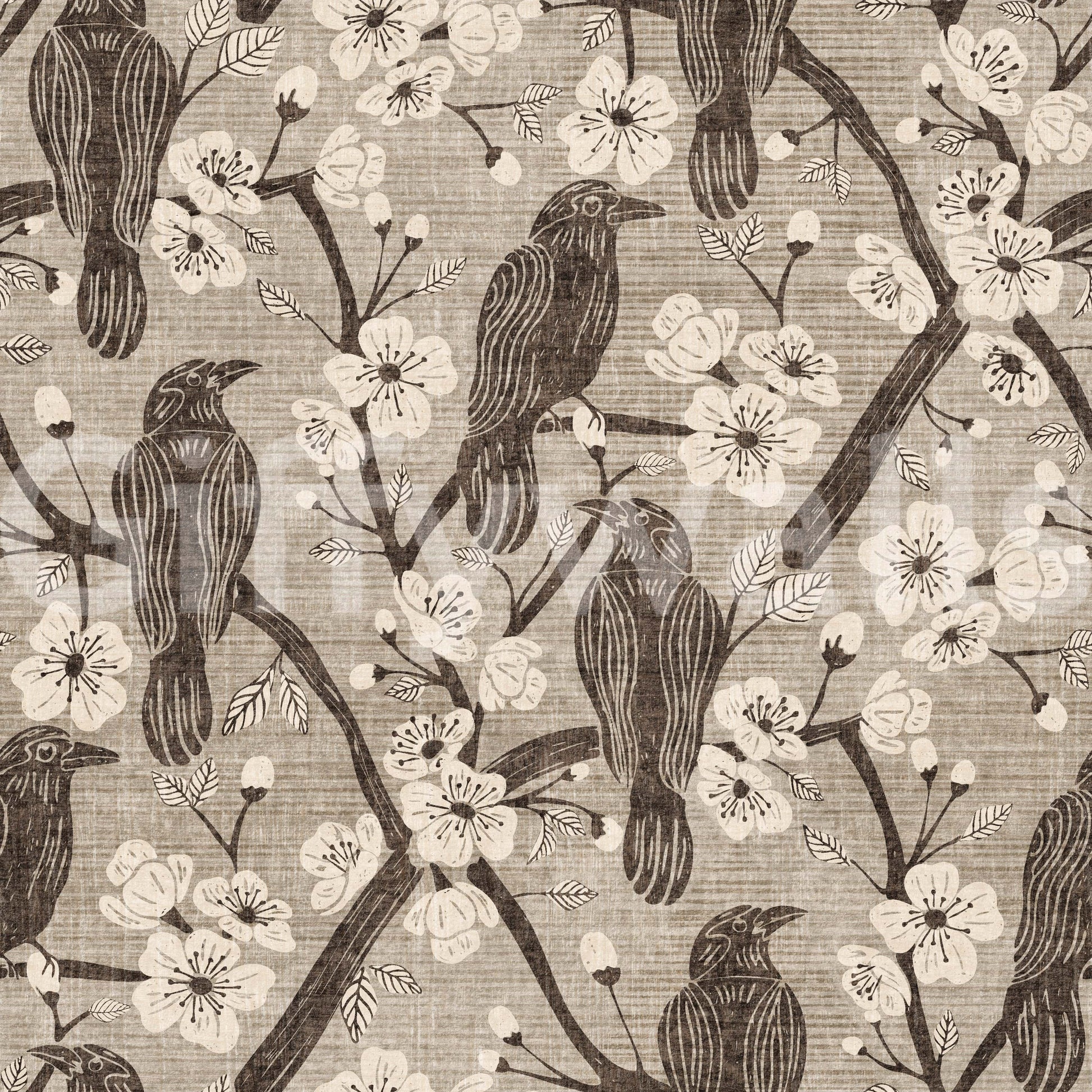 Bloom & Crows classic wallpaper