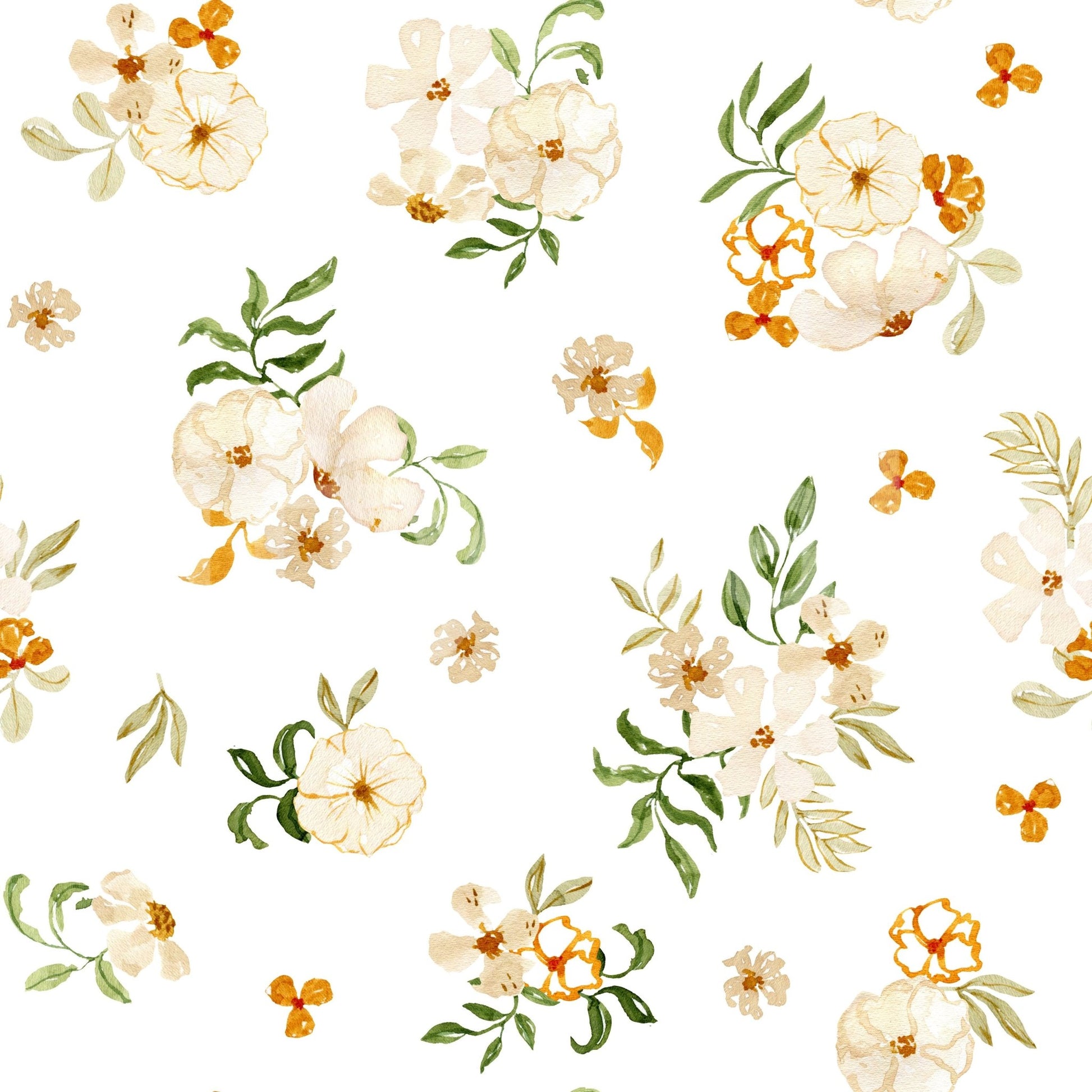 a painting of delicate flowers

