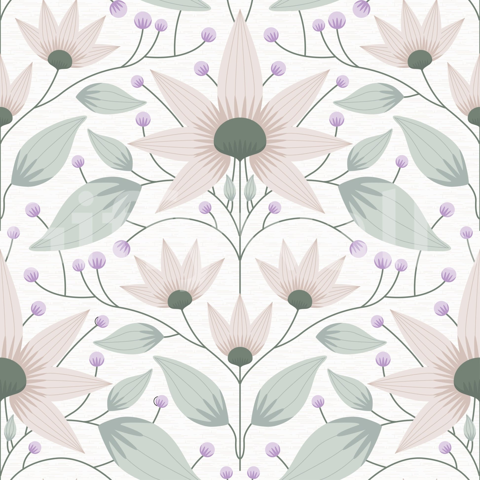 Bloom Symmetry boho Wallpaper⁠