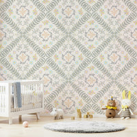 rustic tapestry look wallpaper

