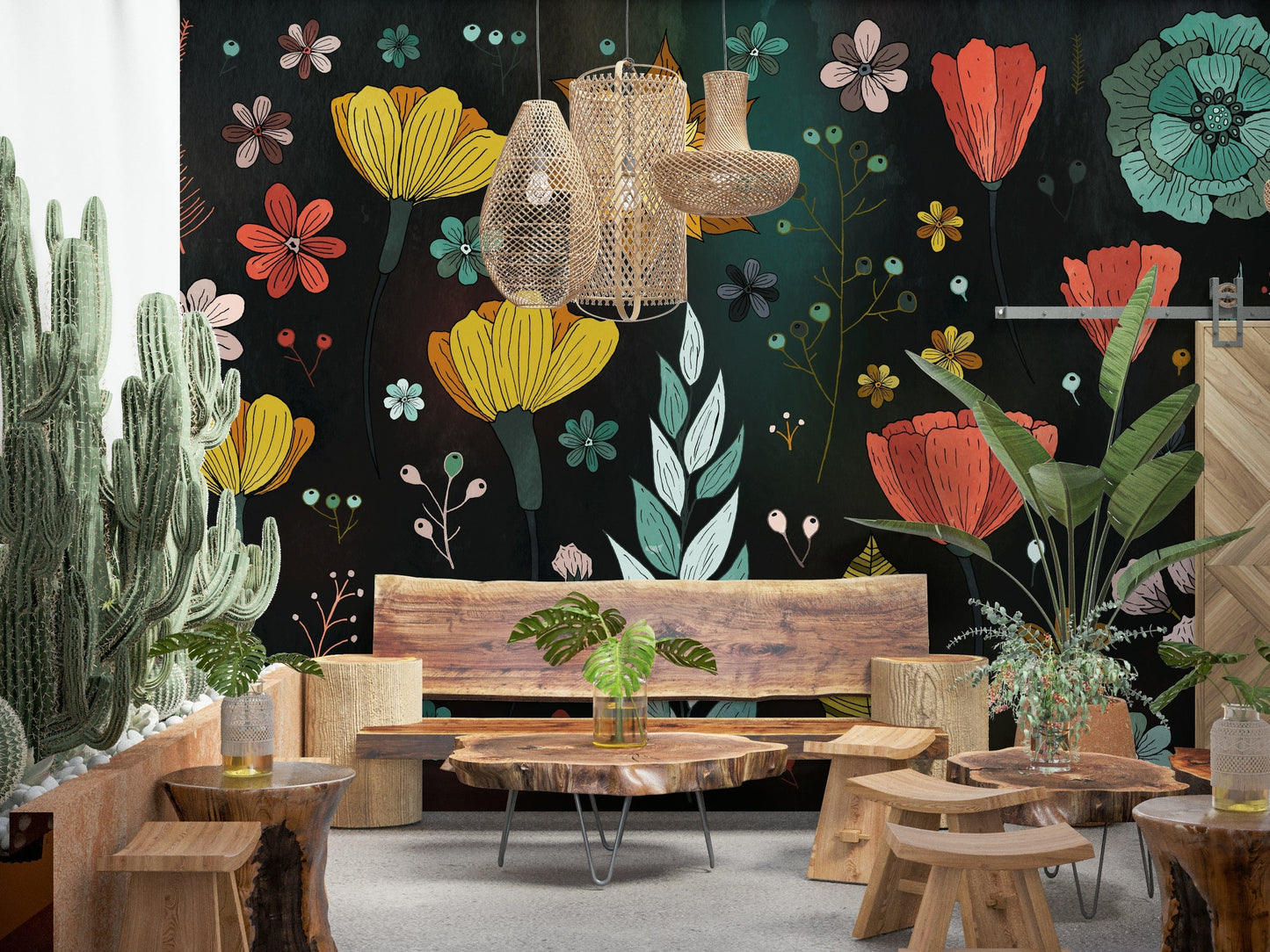 Harmony in Bloom Wall Mural