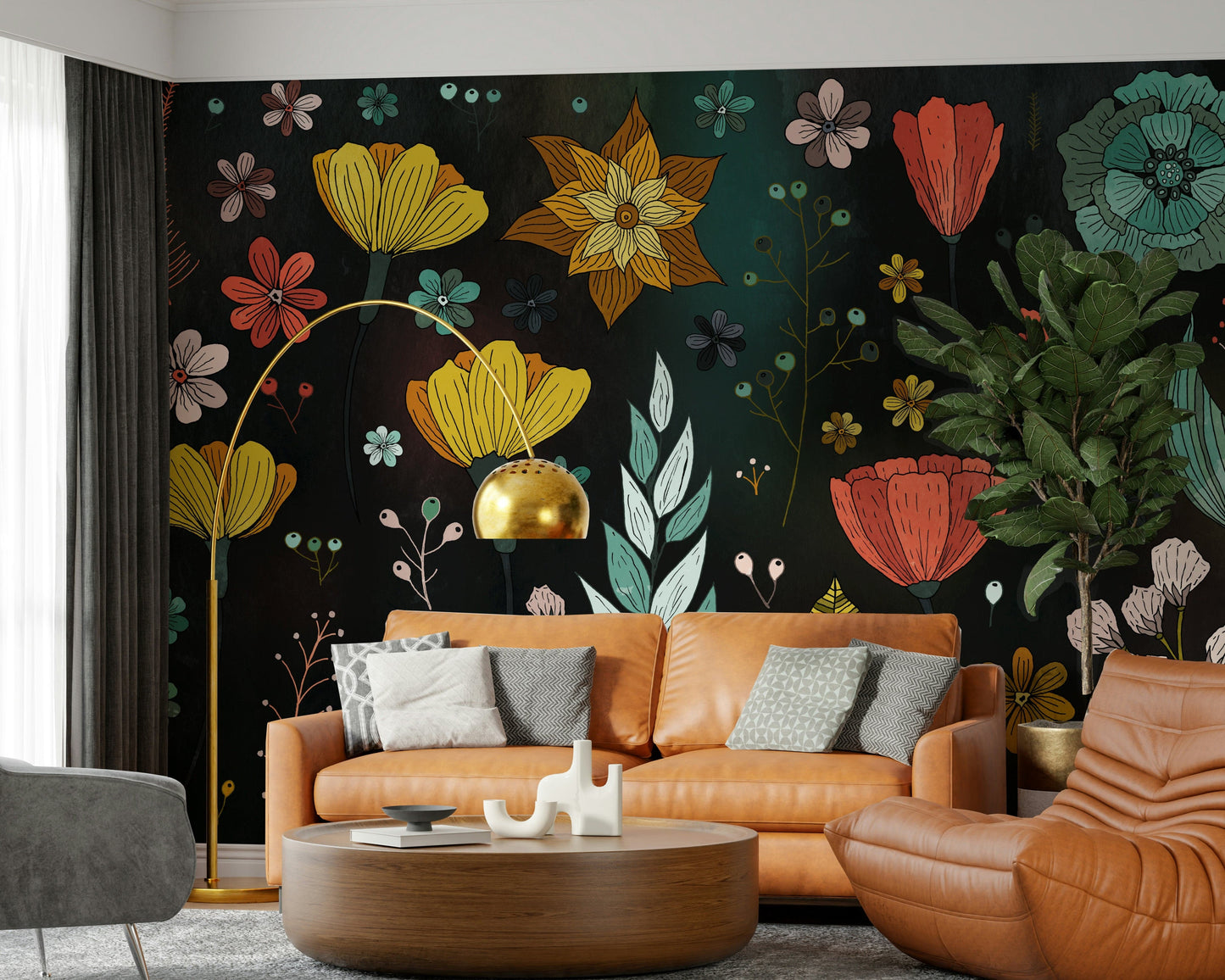 Harmony in Bloom Wall Mural