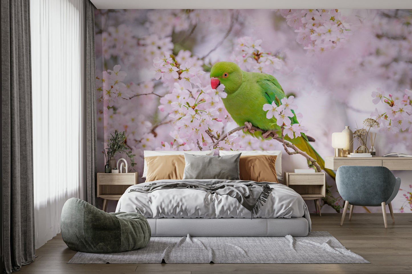 Blossom Bird spring wall mural
