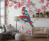 Blossom Birds Wall Mural