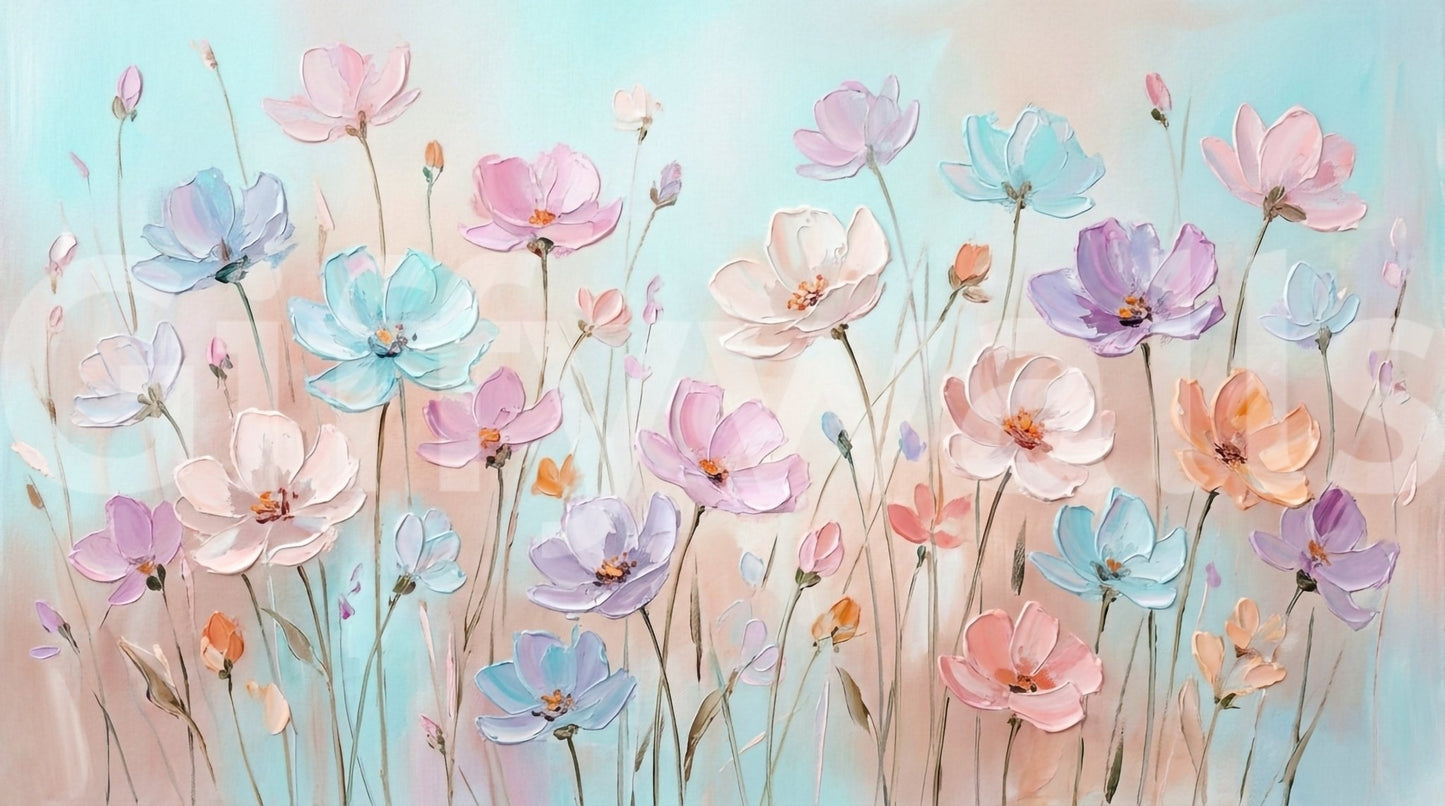 Blossom Haze Wall Mural