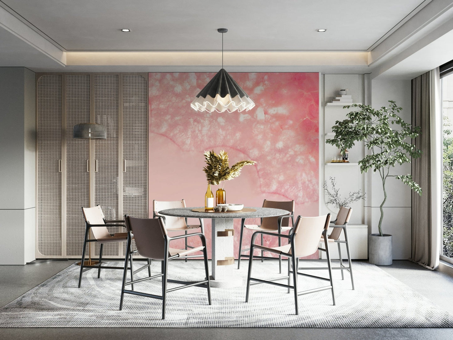 Blossom Petal Serenity Crystals Wall Mural