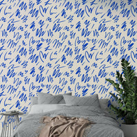 Detailed view of the abstract, organic lines

