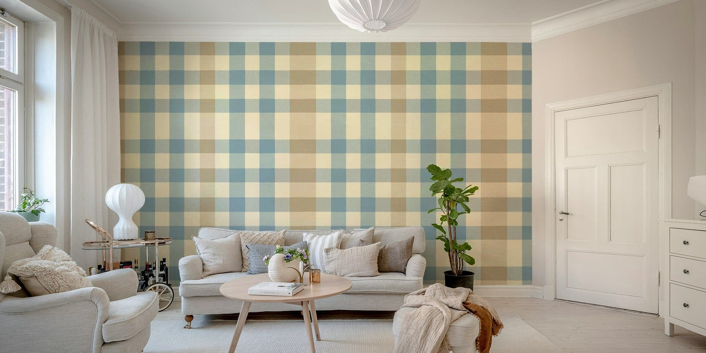 Checkered Charm timeless wall mural