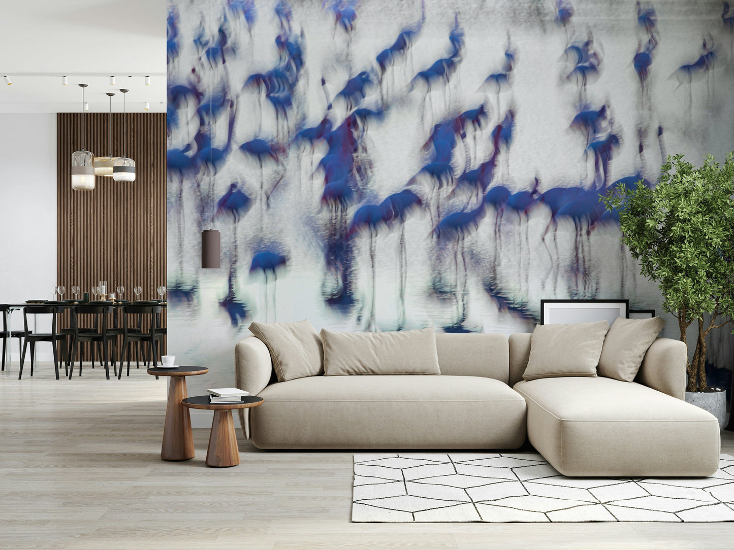 Flamingo Mirage Wall Mural -2171145