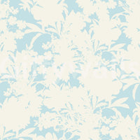 Wallpaper with blue color flowers

