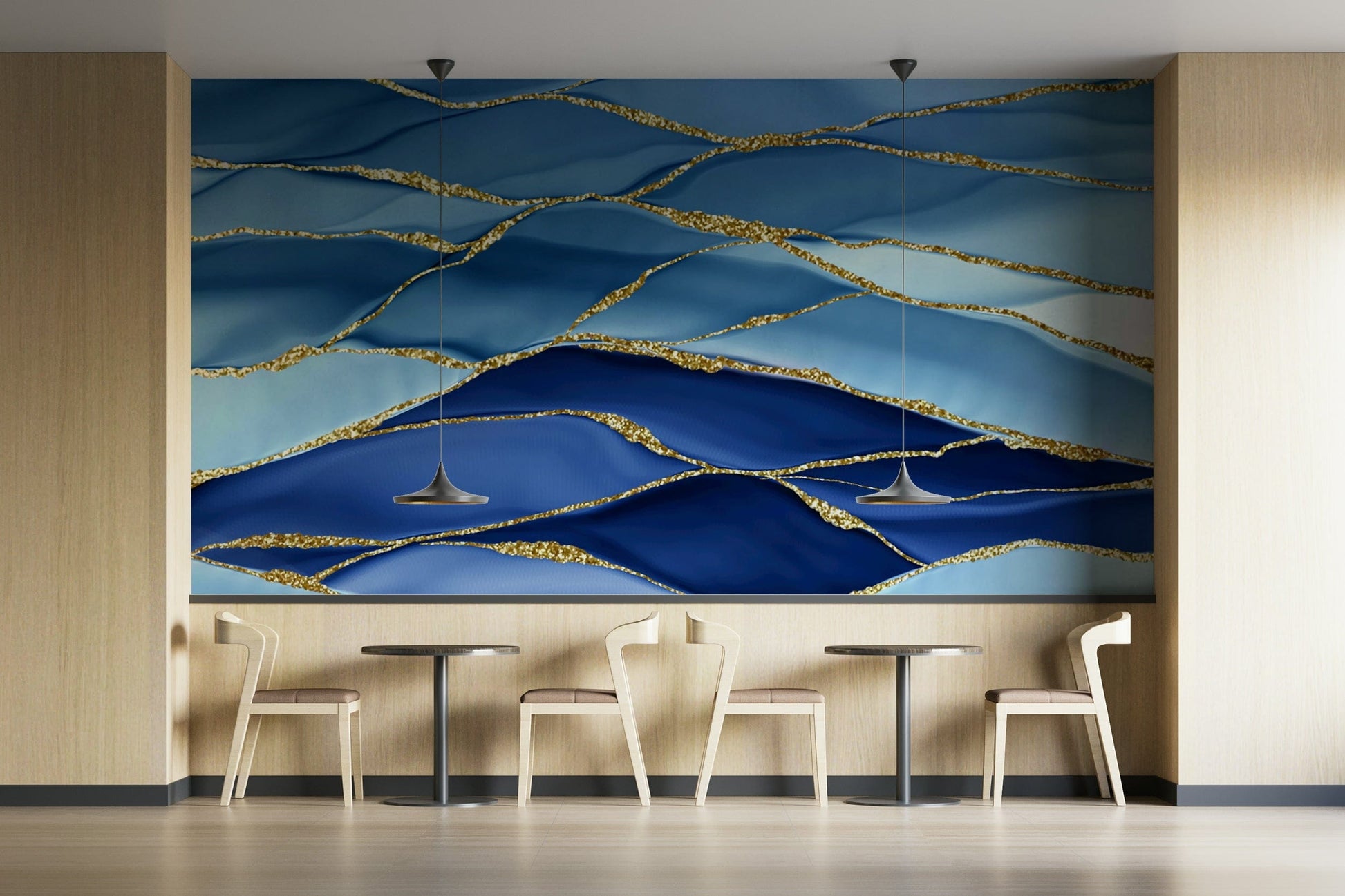 A high-quality print of a luxurious texture.

