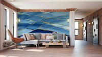 The wallpaper is perfect for an accent wall.


