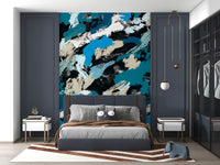 A classic abstract painting wallpaper for walls.

