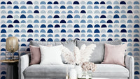 The design features a geometric arrangement of the shapes.

