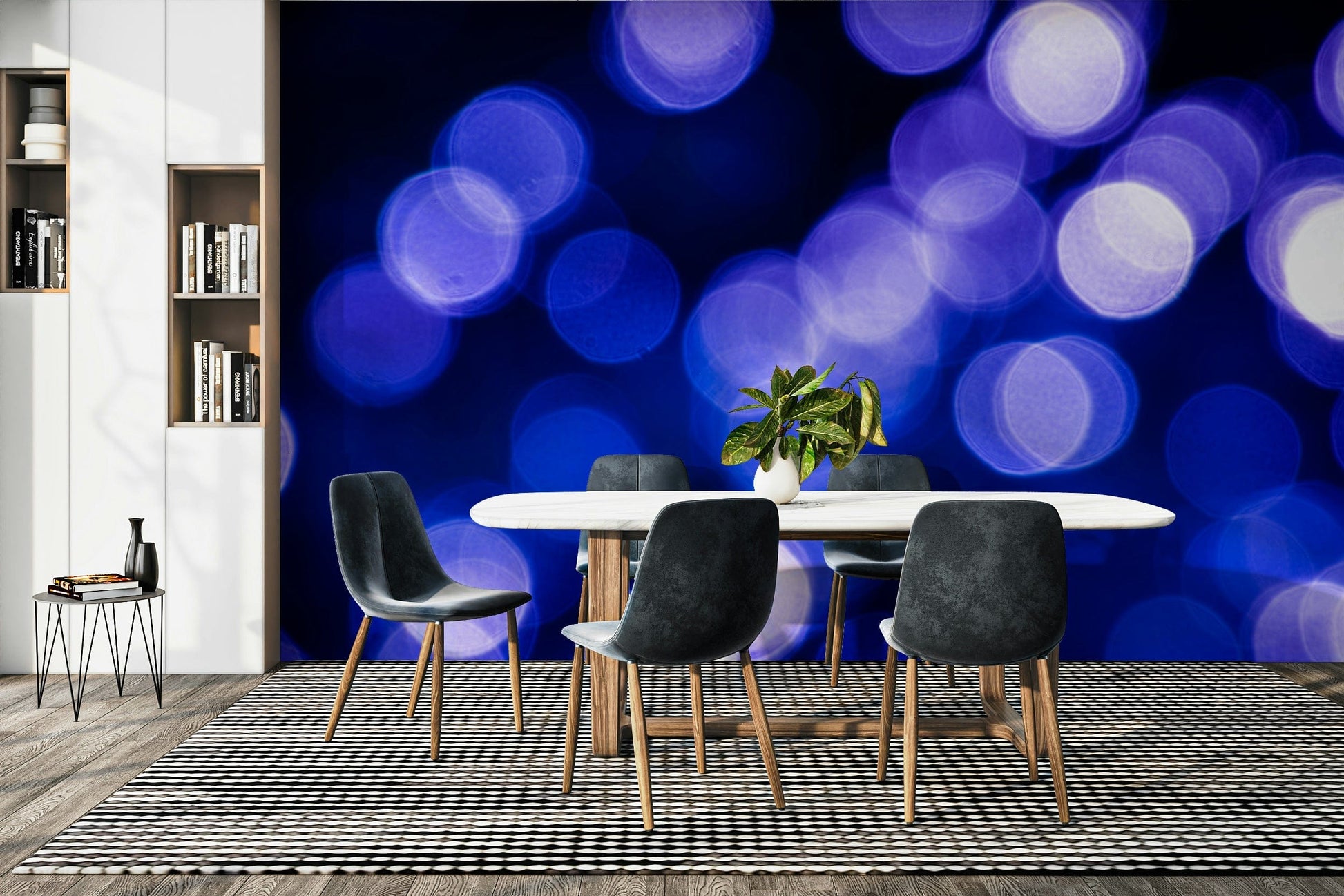 A beautiful calm water wallpaper mural with subtle light.

