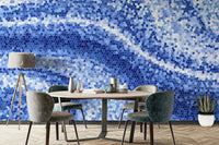 The mural covers a significant wall area.
