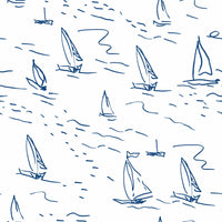 Wallpaper for walls with a marine theme

