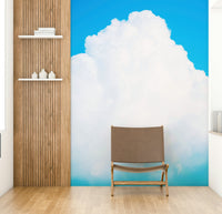 A contemplative cloudscape wallpaper mural for a feature wall.

