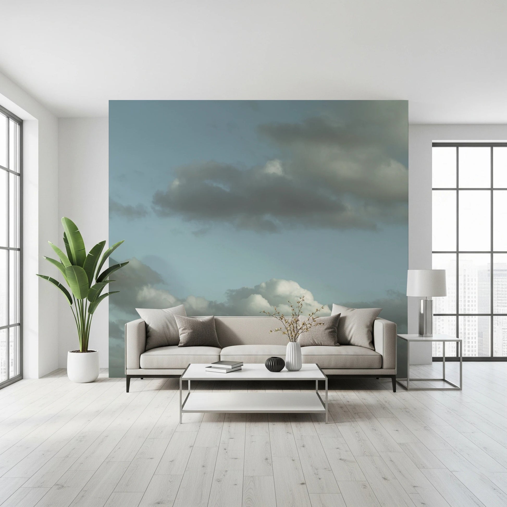 Blue Sky Wall Mural