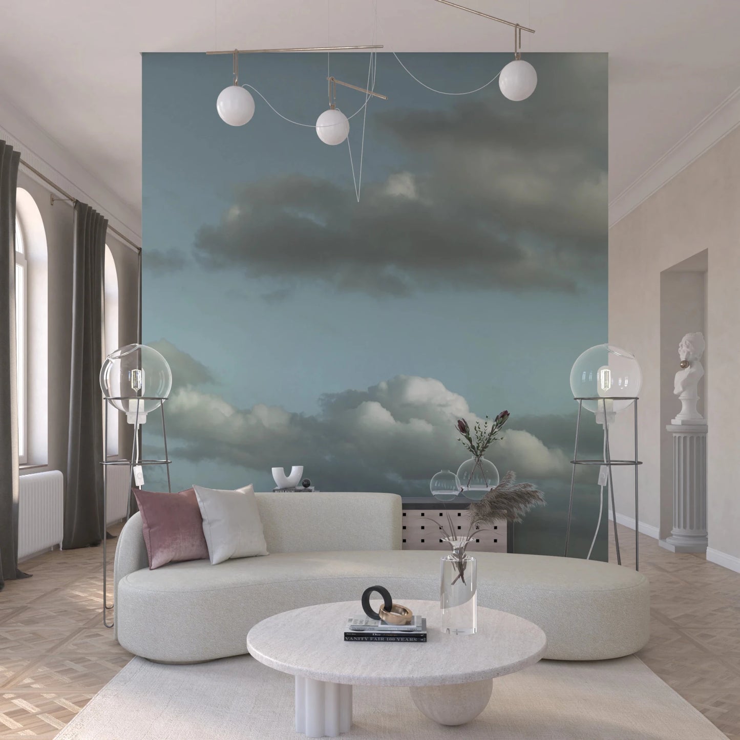 Blue Sky Wall Mural
