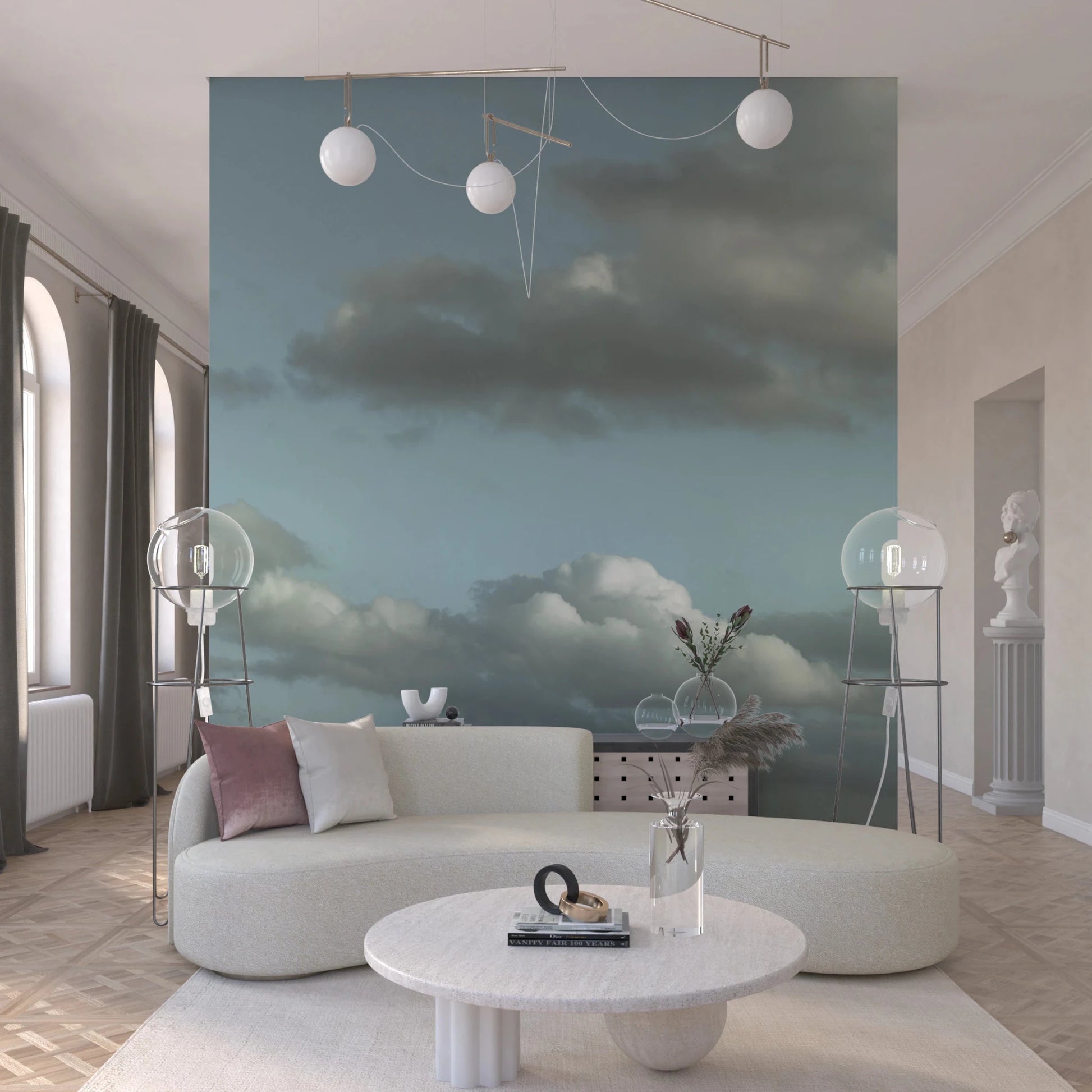 Blue Sky Wall Mural