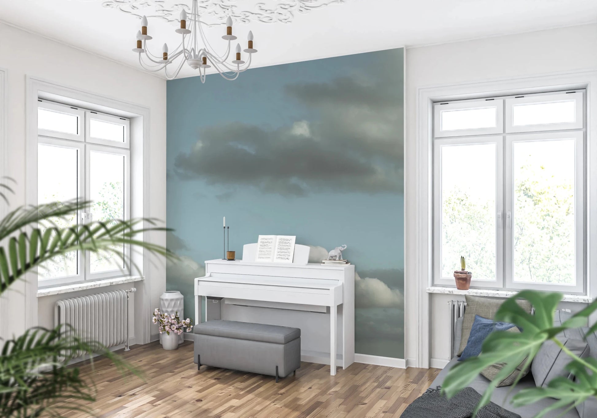 Blue Sky Wall Mural
