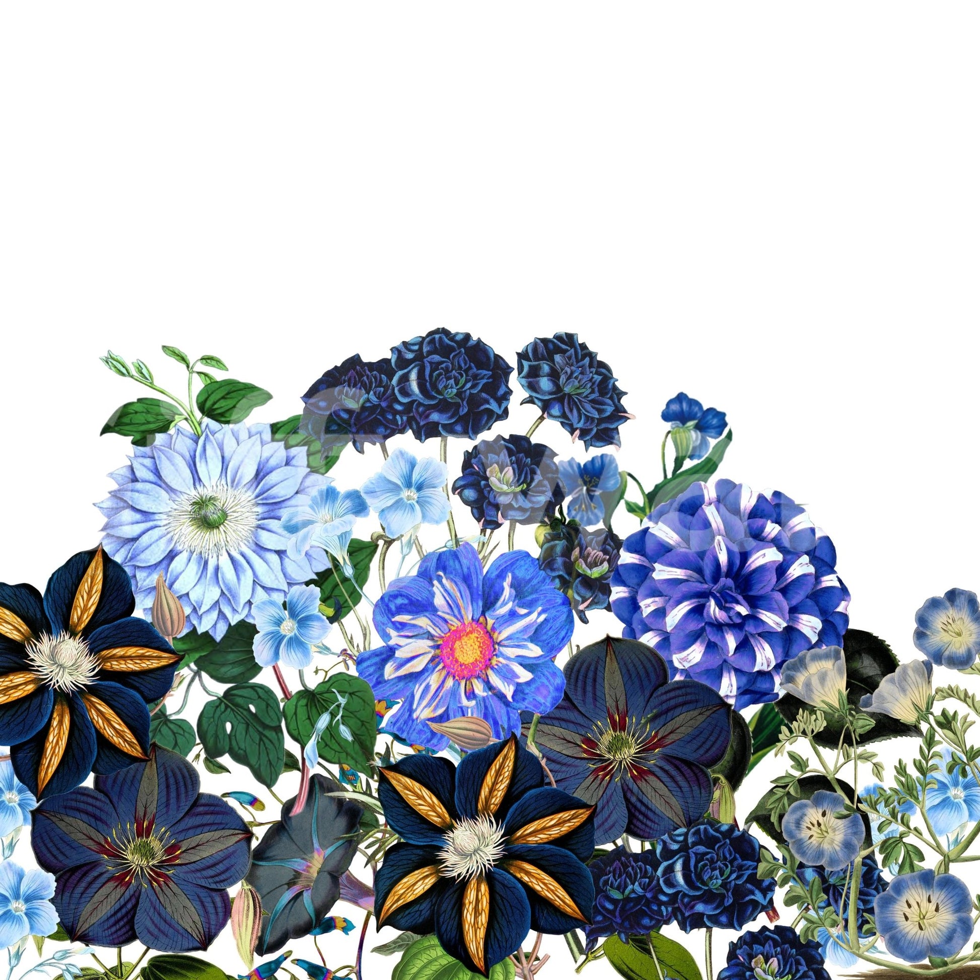 The mural is a high-quality print with smooth color transitions.
