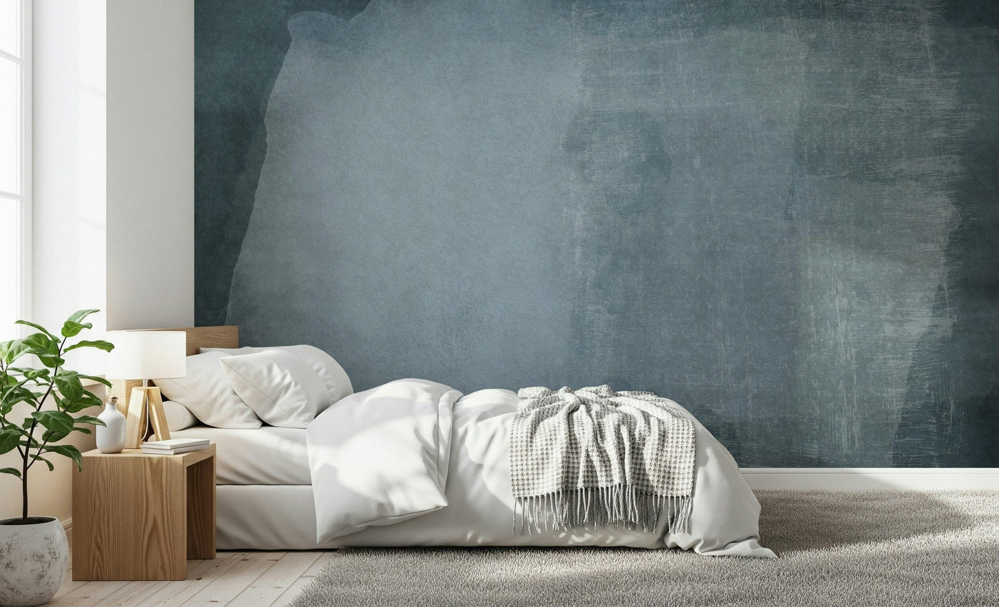 A serene modern pattern wall mural for your decor.