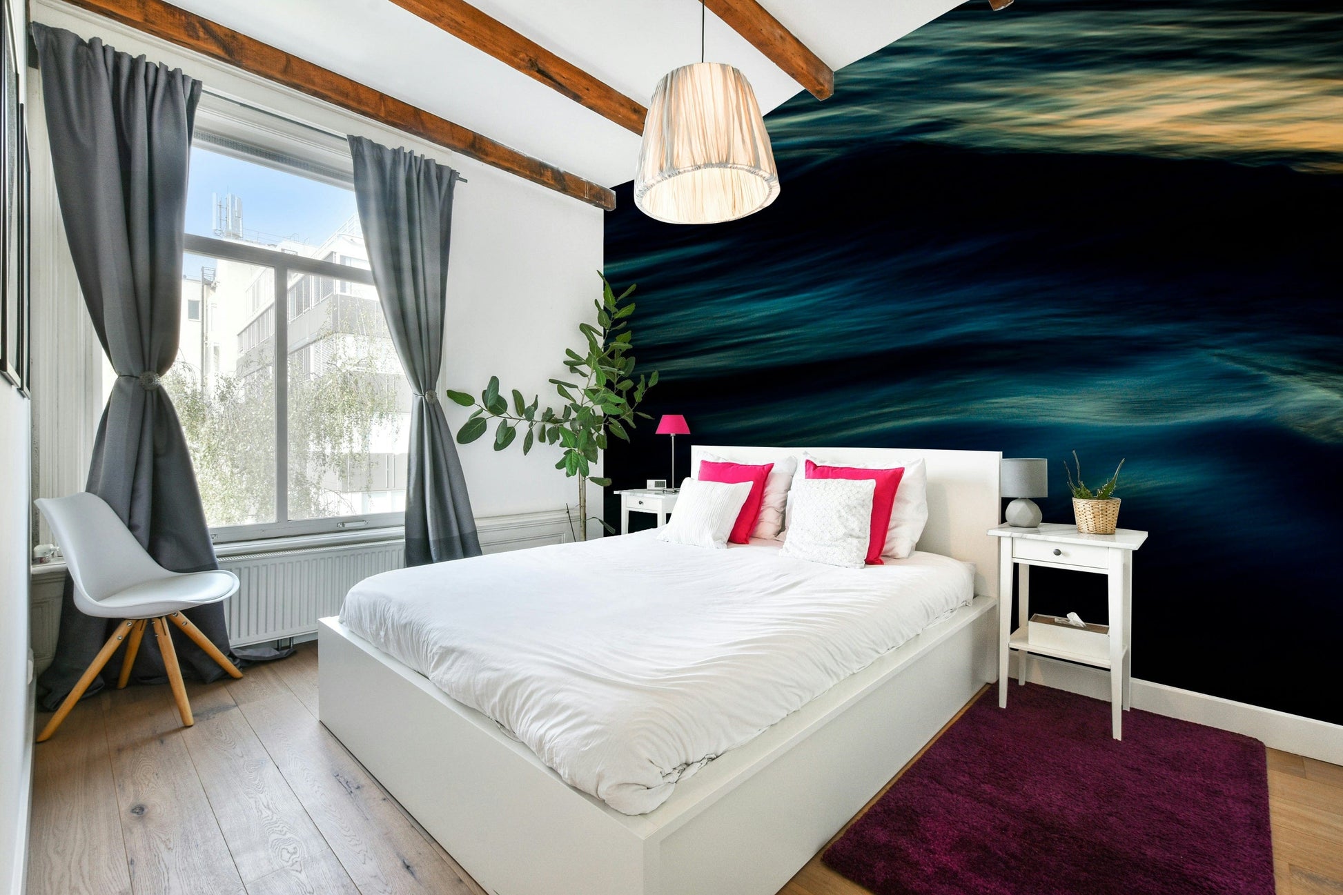 A serene ocean motion wall mural for your decor.


