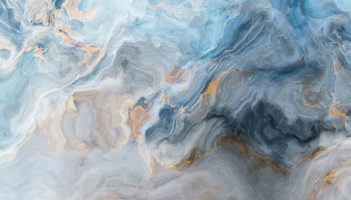 Blue Marble Wallpaper in your room — zoomed