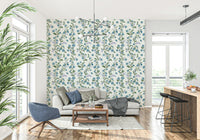 Beautiful Bluebell Bloom wallcovering classic aesthetic pattern item.
