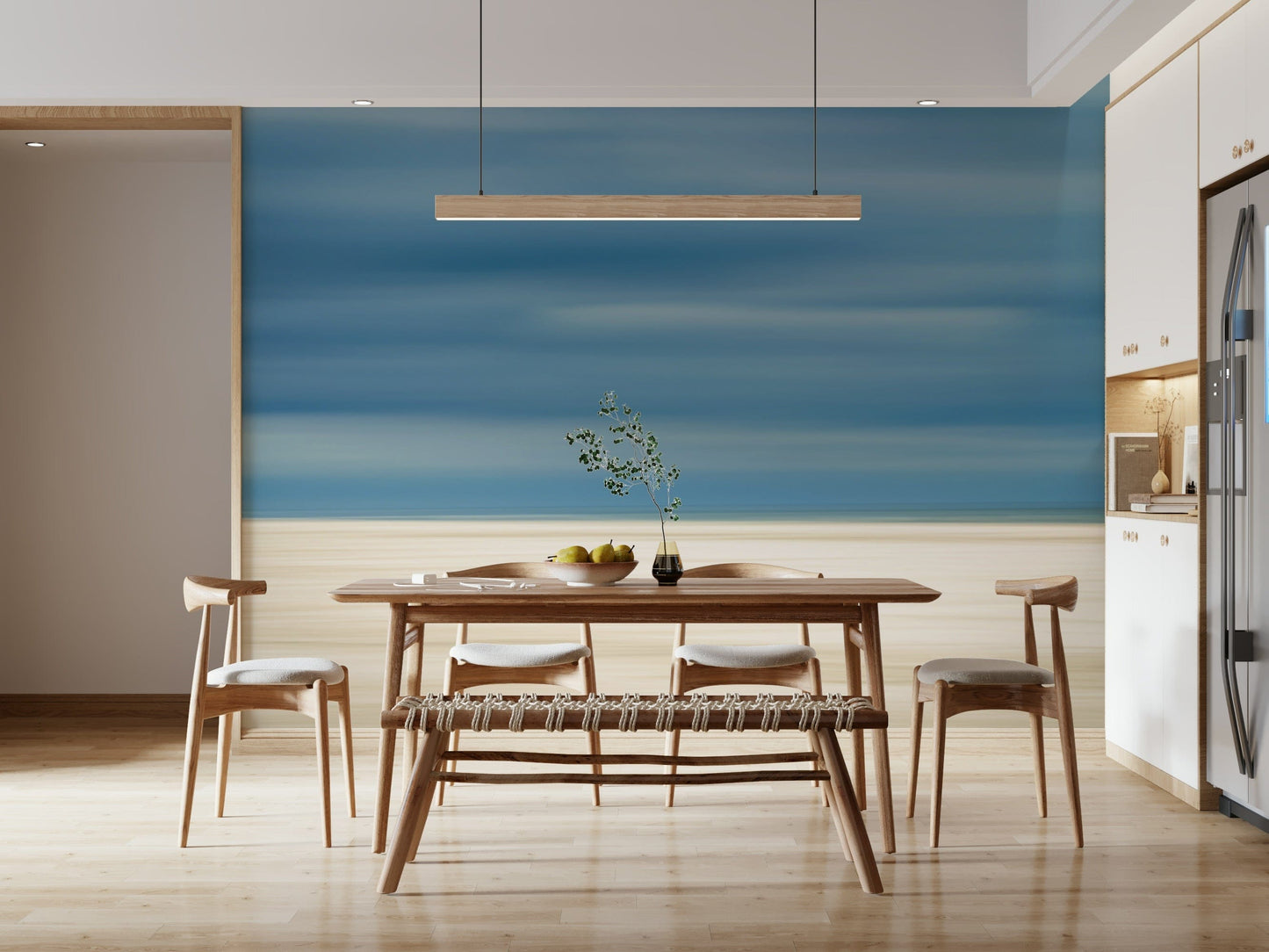 Blurred Beach Serenity Wall Mural -2158001