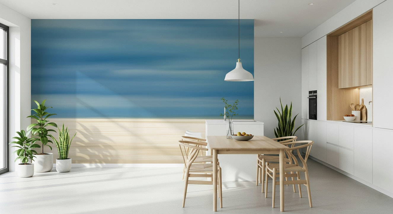 Blurred Beach Serenity Wall Mural -2158001